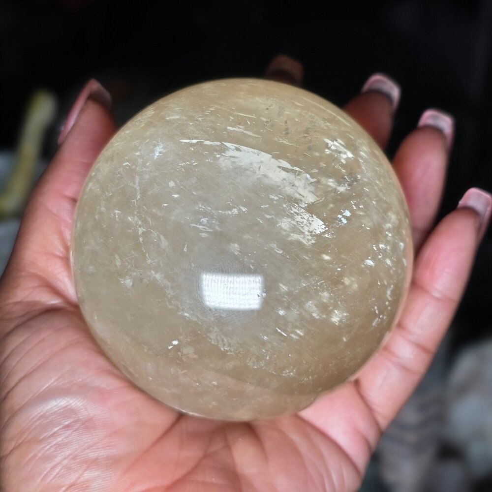 Yellow Calcite Sphere